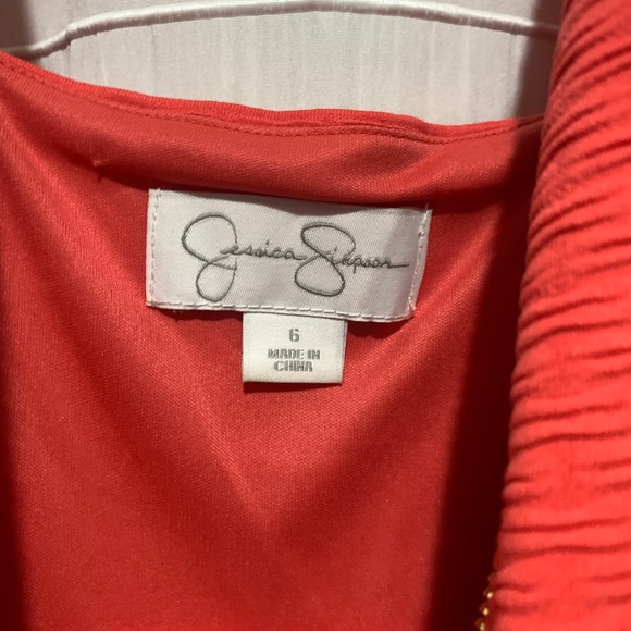 Coral Jessica Simpson dress with pockets - Picture 4 of 5
